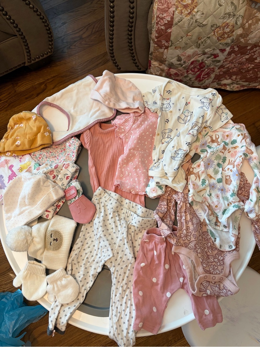 Newborn girl clothes bundle